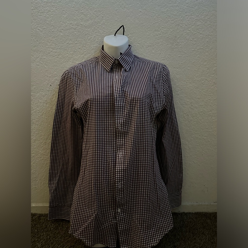 H&M dress shirt slim fit easy iron